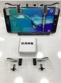 Resim Tüm Telefonlar Için Oyun Adaptörü Pubg Ateş Tetik Düğmesi 