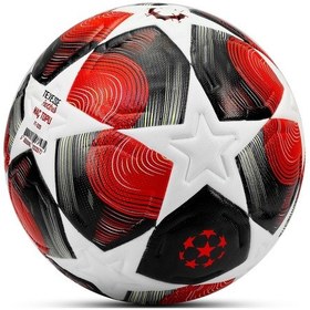 Resim Pro-series Pu Futbol Topu Lazer Kesim Şampiyonlar Beton Halı Saha Resmi Maç Futbol Topu Kırmızı 520 Kırmızı 