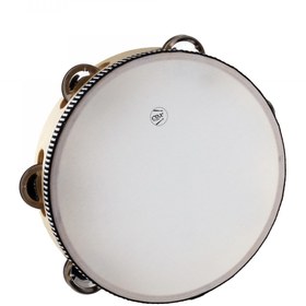 Resim Cox LTH8-6 Cam Derili Tef - 8" (Başlangıç/Orta - Perküsyon Aksesuarı) | Şeffaf Sentetik Deri, Tek Sıra Zil, Hafif ve Ergonomik Tutuş Alanı | Ölçüler: 8 İnç (20 cm) Çap 