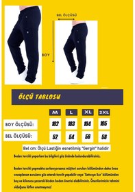 Resim Marco Ferry Erkek İndigo 3 Iplik Kışlık Eşofman Altı Edy201302i İndigo 