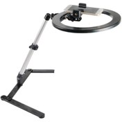 Resim pazariz Selfie Işığı Light Ring 10 Inç 25 Cm Çapın Da Beyaz Sarı Led Masaüstü 