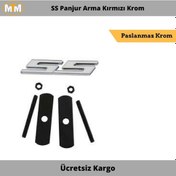 Resim Ss Beyaz Krom Panjur Arma 