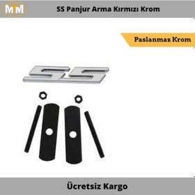 Resim Ss Beyaz Krom Panjur Arma 