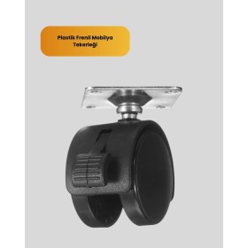 Resim Bucuks Mey Ithalat® Mobilya Için Kilitli 6 cm Ayak Tekli Satış 