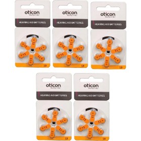 Resim Oticon 13 Numara İşitme Cihazı Pili 5 Paket 30 Adet 