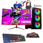 Resim Ramtech BF360 Ryzen 5 3600 32RAM 480SSD RX550-4GB 23.6inç Curved Monitör Oyuncu Pc 