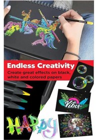 Resim 36 Renk Kuru Boya Black Edition 1 Paket 36 Lı Kuruboya Tam Boy Karton Kutu 