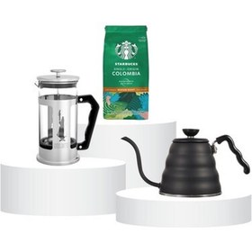 Resim STOREMAX French Press Filtre Kahve Seti 