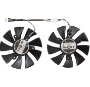 Resim Sones Dc 12v 0.5a 4 Pin Dişi Orijinal Masaüstü Bilgisayar Radyatör Soğutma Fanı Cpu Soğutma Fanı, Çap: 8,5 Mm, Çiftler 