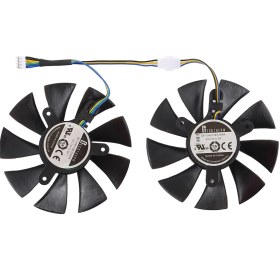 Resim Sones Dc 12v 0.5a 4 Pin Dişi Orijinal Masaüstü Bilgisayar Radyatör Soğutma Fanı Cpu Soğutma Fanı, Çap: 8,5 Mm, Çiftler 