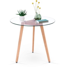 Resim DecovizyonTasarım Vinta Ahşap Yemek Masası 