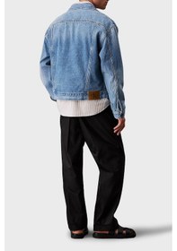 Resim Calvin Klein Erkek Kot Ceket Lv04rb794g Ube Mavi Mavi 