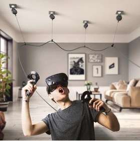 Resim Kiwi Design Htc Vive Pro/hp G2/oculus Rift/rift S Için Uyumlu Kablo Yönetim Aparatı Siyah 6 Adet 