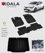 Resim Renault Clio 4 Hatchback 2012-2019 Uyumlu Paspas + Bagaj Havuz Seti 