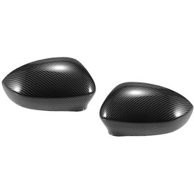 Resim 500 İçin Karbon Fiber Arka Görüş Kapağı Yan Ayna Kapağı - Şık Koruma 