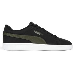 Resim Puma Smash 3.0 Buck Siyah Erkek Sneaker 