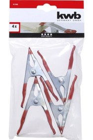 Resim Kwb 4Leimzangen Stahl 100 mm SB Metal Kıskaç 4 parça 100 mm 