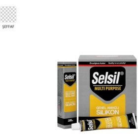 Resim Sb Shopping Selsil Genel Amaçlı Tüp Silikon 50 ml Şeffaf 
