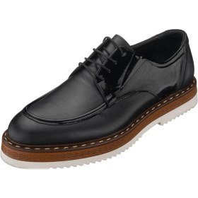 Resim Costo Shoes VLV219 Siyah Deri Rahat Hafif Eva Taban Premium Serisi 