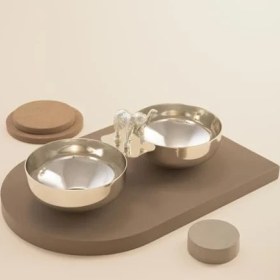 Resim Ganesha Ikili Gümüş Çerezlik 