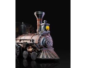 Resim Western Lokomotif Tren Hareketli Oyuncak - Kovboy Lokomotif Tren Hareketli Oyuncak 20CM 