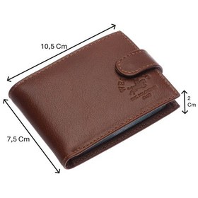 Resim Westpolo Hakiki Deri Bol Şeffaf Kart Bölmeli Patlı Unisex Kartlık - Taba Taba 