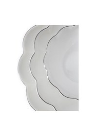 Resim Maxx Doria Livia Platinum 12 Kişilik 58 Parça Yemek Takımı Pa2094 Beyaz 