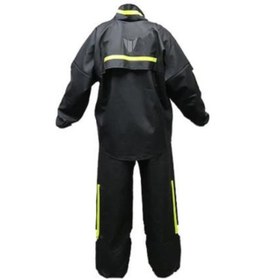 Resim Motosiklet Sırt Dayama + Vexo Pvc Motosiklet Yağmurluk Siyah 