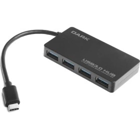 Resim Dark Connect Master U31X4 USB3.1 Type-C to 4 Port Type-A HUB (DK-AC-USB31X4) 