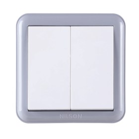 Resim Nilson Unique Gri-Beyaz Sıva Üstü Komitatör 