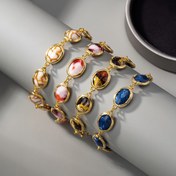 Resim Kadınlar için Vintage Elegant Taş Kakmalı Bileklik, Festivaller, Doğum Günü, Randevular, Toplantılar, Düğünler, Partiler, Tatiller, Alışveriş, İş ve Her Günün Gündelik Kullanımı İçin Uygun. 