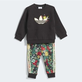 Resim Adidas Kd3412 Crew Set Çocuk Eşofman Takımı Siyah 