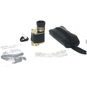 Resim 6x24 Baıgısh, Askeri Tarzi Pirinç Ve Deri Kaplamalı, Deri Çantalı Monocular Dürbün Sarı Açık Sarı 