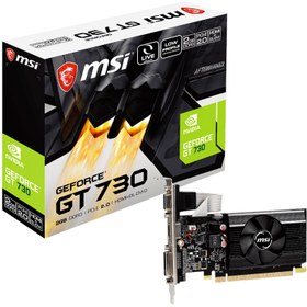 Resim MSI GeForce GT N730K-2GD3/LP 2GB DDR3 64 Bit Ekran Kartı 