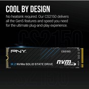 Resim Pny CS2150 2tb 10200/8500 Nvme Pcıe GEN5X4 M.2 SSD (M280CS2150-2TB-TB) 