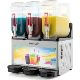 Resim Samixir Triple Allure Üçlü 12+12+12 Lt Slush Buzlaş Karlamaç Makinesi 