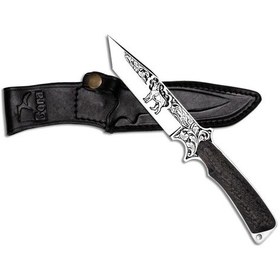 Resim Bora 410 Shogun Karbon Fiber Sap Gravürlü Bıçak Siyah 