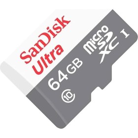 Resim Sandisk Ultra 64GB 100MB/S Microsdxc Uhs-I Hafıza Kartı SDSQUNR-064G-GN3MN 
