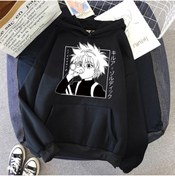 Resim GALASHOP Anime Killua Avcısı Siyah Hoodies 