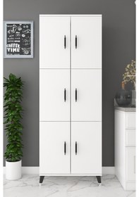 Resim Esmopa Mobilya Çok Amaçlı Kiler Ayakkabılık Dolabı 