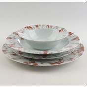 Resim Kütahya Porselen Yasemin 24 Parça 85110 Dekor Yemek Takımı 