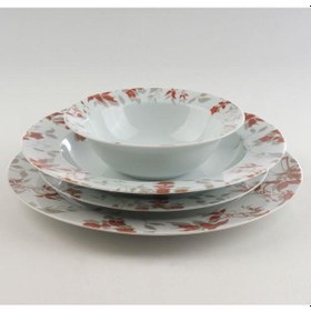 Resim Kütahya Porselen Yasemin 24 Parça 85110 Dekor Yemek Takımı 