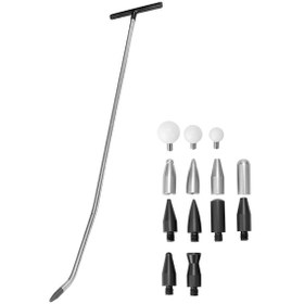 Resim Samdoo Otomotiv Çukur Düzeltme Çubuğu Seti: 7 Değiştirilebilir Başlık İle Boyasız Çizik Ve Çukur Onarımı 