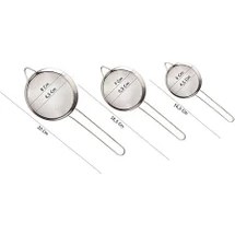 Resim Paslanmaz Çelik Pratik 3'lü Çay Süzgeci 