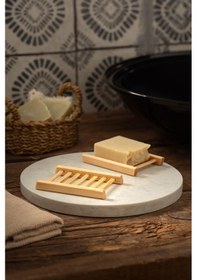 Resim 1001 Çiftliği Doğal Çam Ahşap Sabunluk 