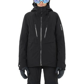 Resim Salomon Brilliant Kadın Siyah Kayak Ceketi 