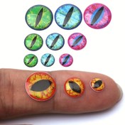 Resim 200 adet Gerçekçi Balık Gözü, Uçan Yem, Jig Kafaları, Balıkçılık Aksesuarları, 0.3 cm-1.19 cm 