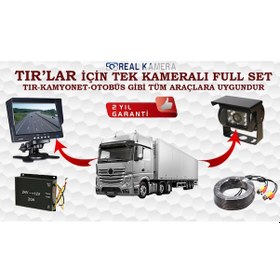Resim Tır Kamera Seti 1 Kameralı 