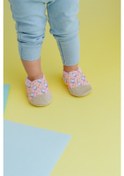 Resim Pamuk Astarlı Kaydırmaz Taban Patik-unicorn, Ev Botu Terliği Kreş Ayakkabısı Panduf F-834 Açık Pembe 