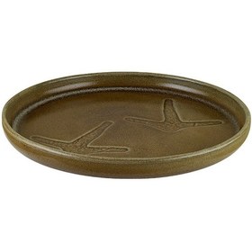 Resim Terra Prints 25cm Düz Porselen Tabak 